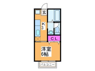 サングリ－ン住之江の物件間取画像